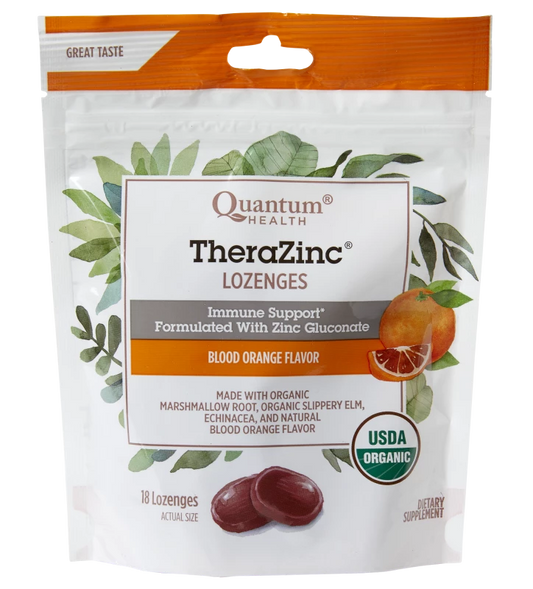 TheraZinc Organic Blood Orange Bagged Lozenges